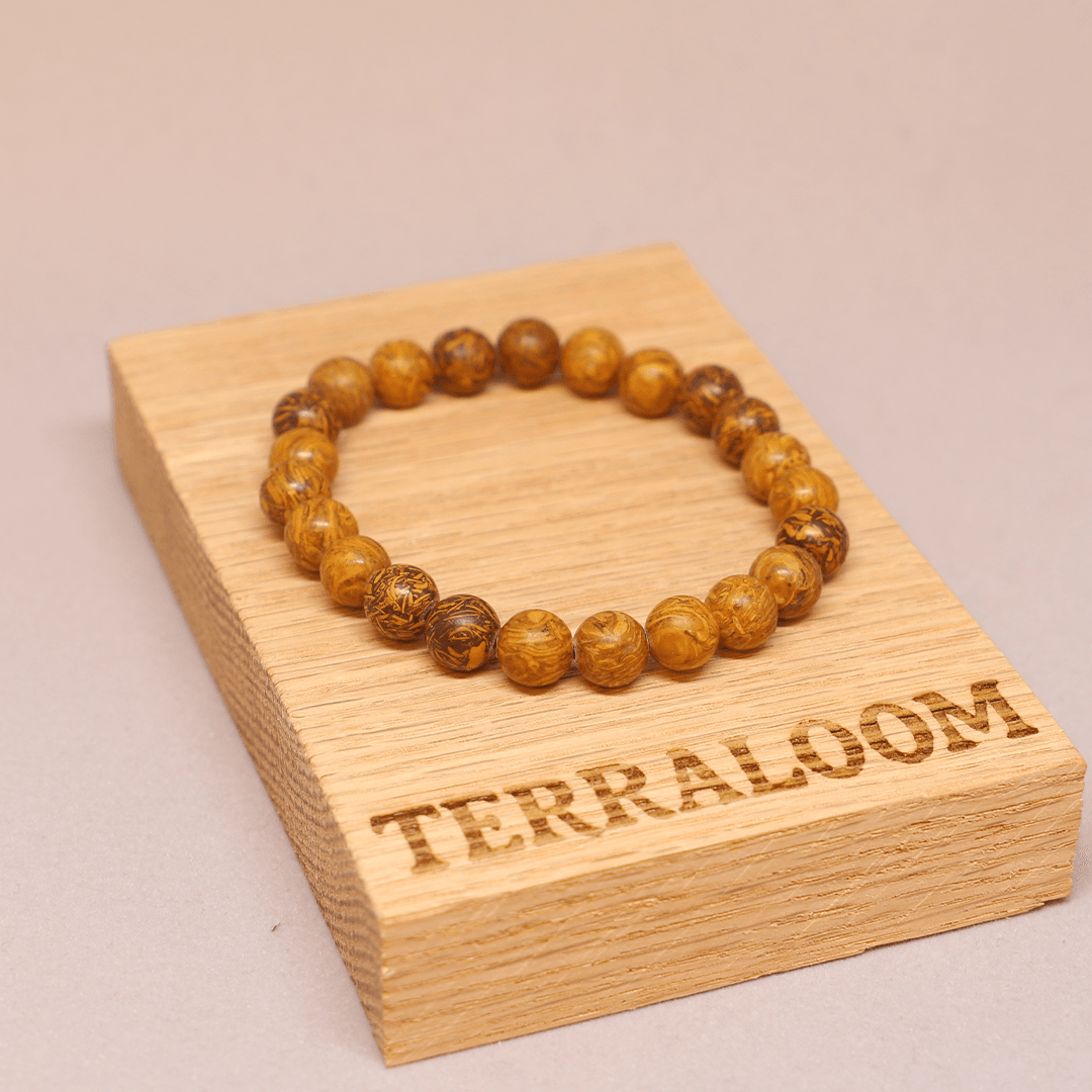 Tierra – Fil Jasper Bileklik (8MM)