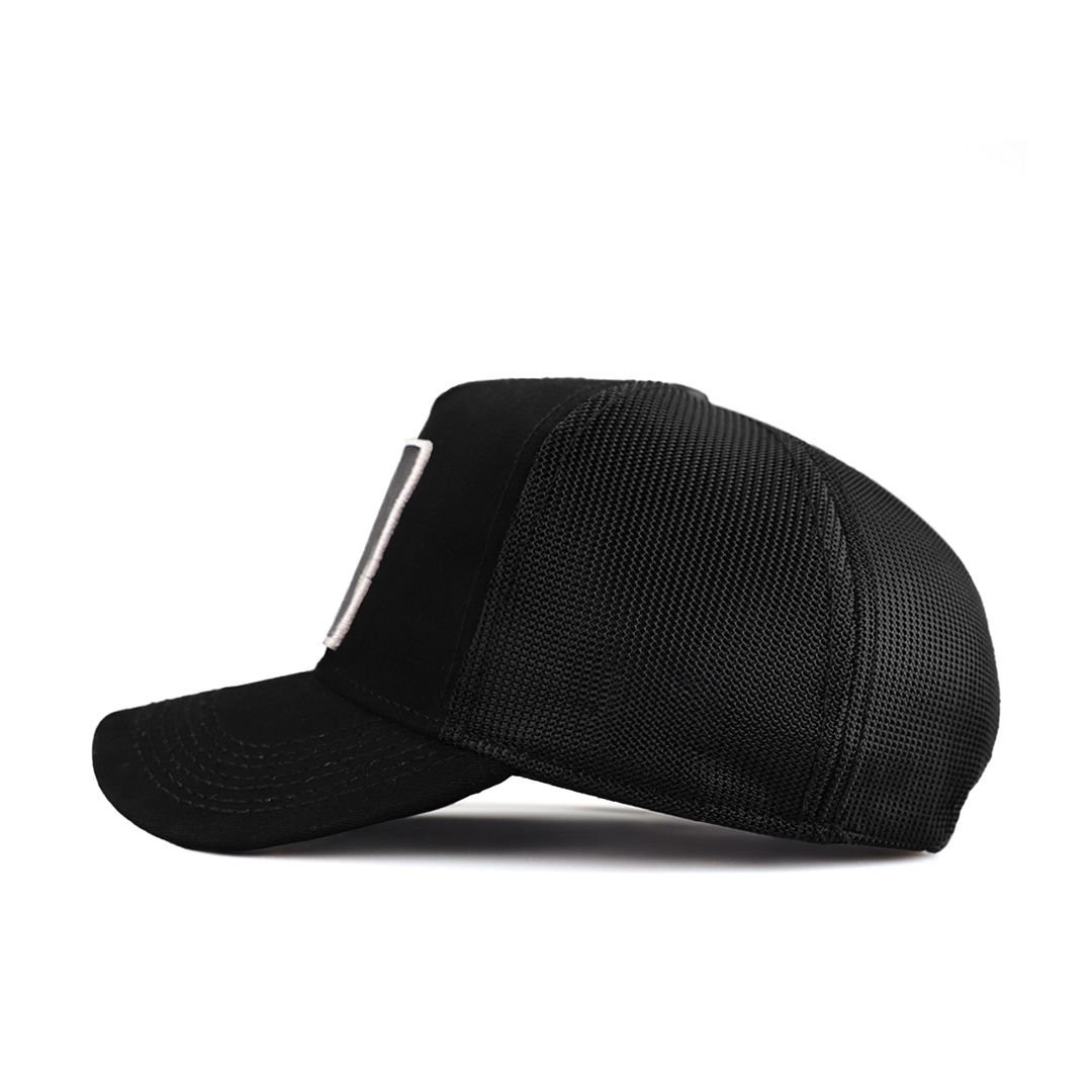 A&O X BlackBörk Trucker V1 14 Kod Logolu Siyah Şapka