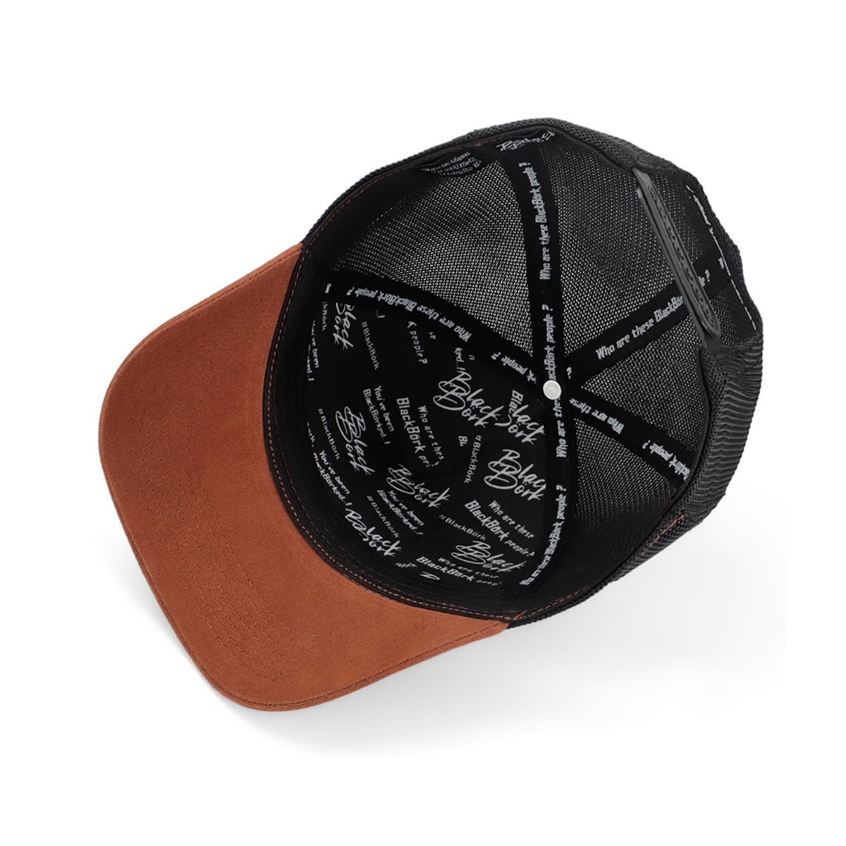 A&O X BlackBörk Trucker V1 14 Kod Logolu Camel-Siyah Şapka