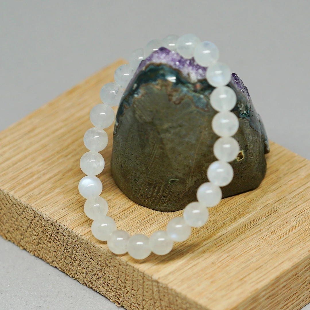 Selene – Ay Taşı (Moonstone) Bileklik (6 MM)