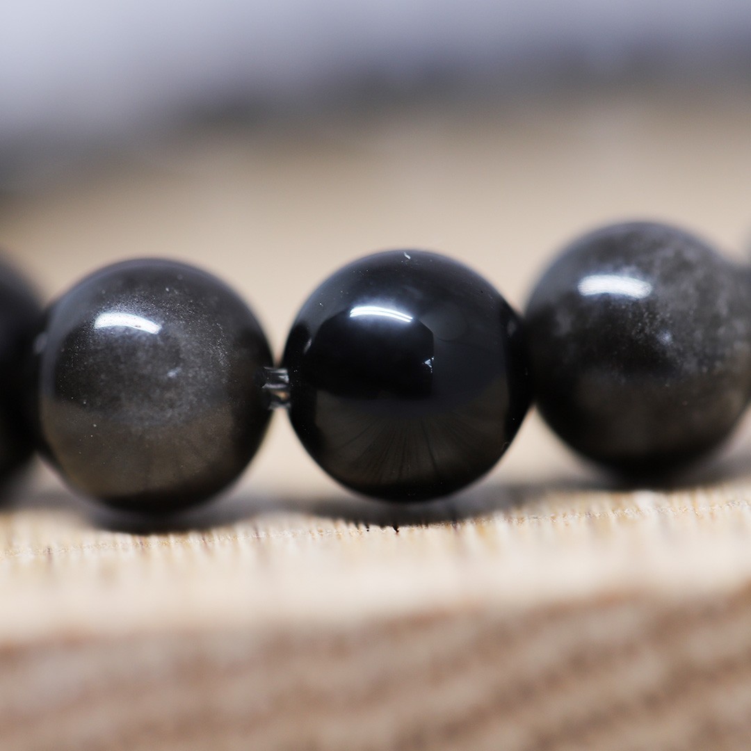 Vetus – Obsidyen Taşı Bileklik (6MM)