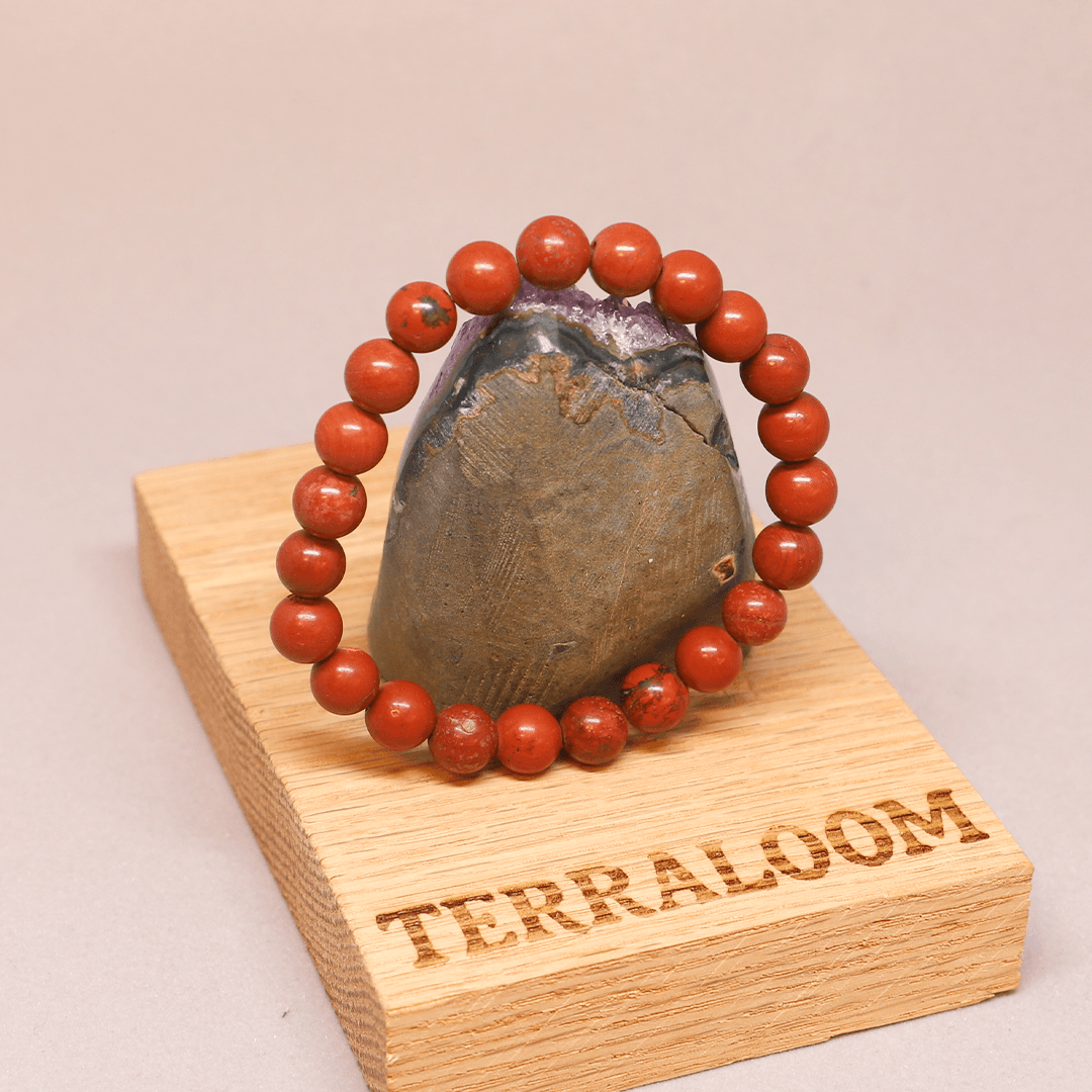 Alara – Kırmızı Jasper Bileklik (8MM)