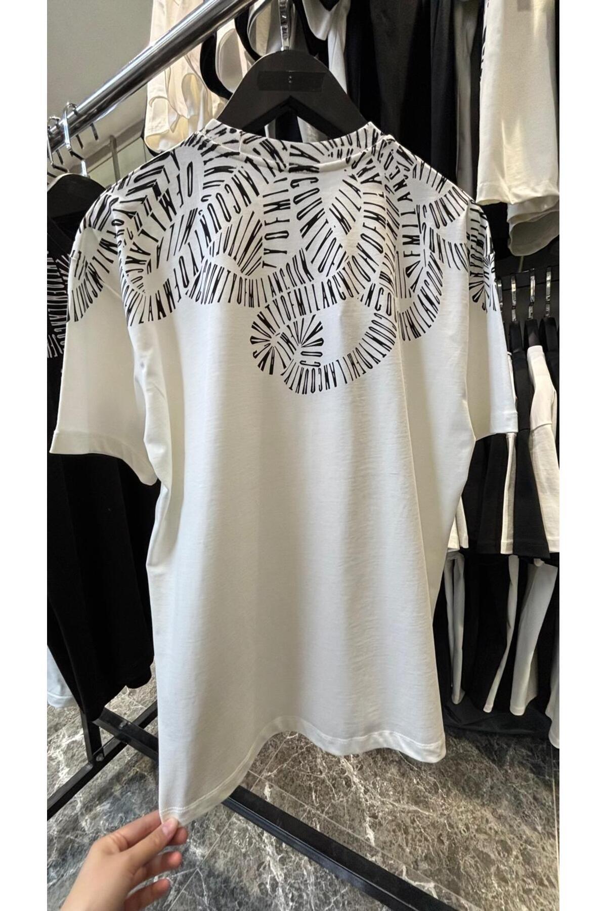 Erkek - Kadın Unisex Özel Ön-Arka Baskı Tasarım T-shirt
