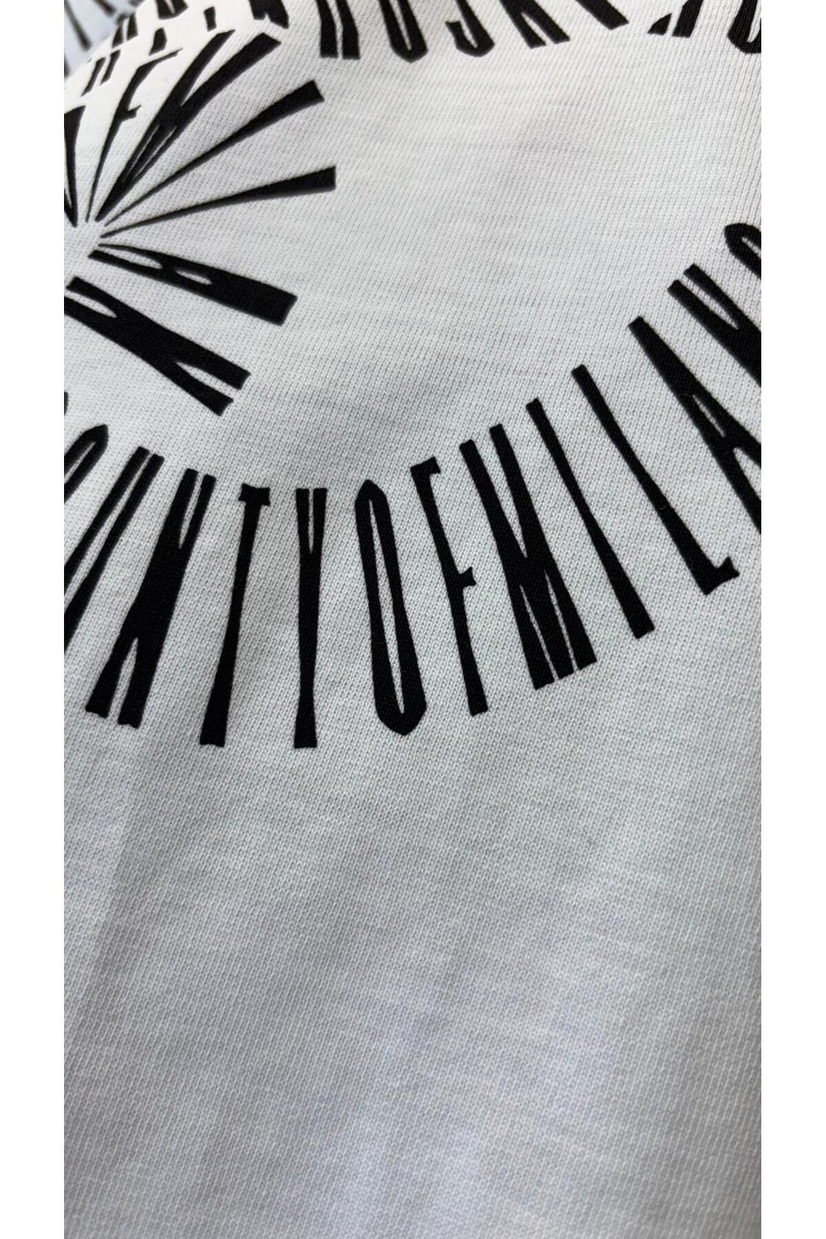 Erkek - Kadın Unisex Özel Ön-Arka Baskı Tasarım T-shirt