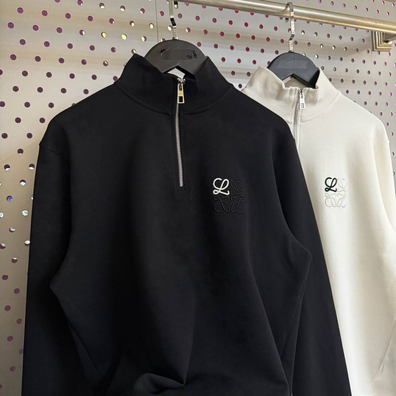 Erkek - Kadın Unisex Fermuarlı Nakış Tasarım Sweatshirt (Doubleface İnterlok Kumaş) 1001