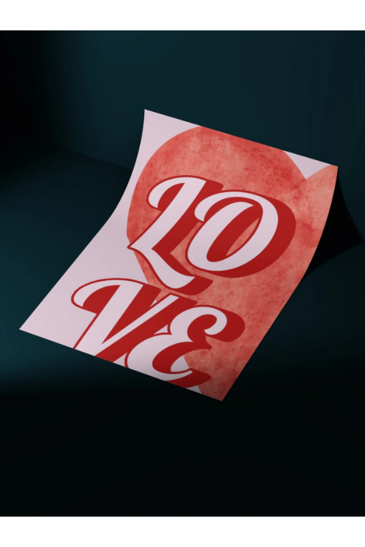 Love - Aşk Dekoratif Çerçevesiz Duvar Tablosu (POSTER) Pinterest Ev Dekoru
