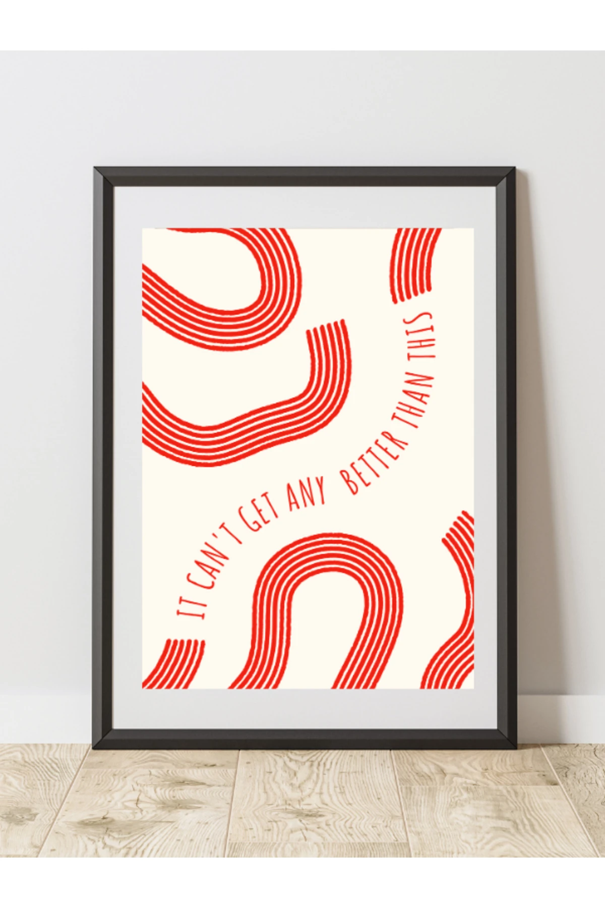 Pinterest Dekoratif Çerçevesiz Duvar Tablosu Olumlama Pozitif Tasarım (POSTER)