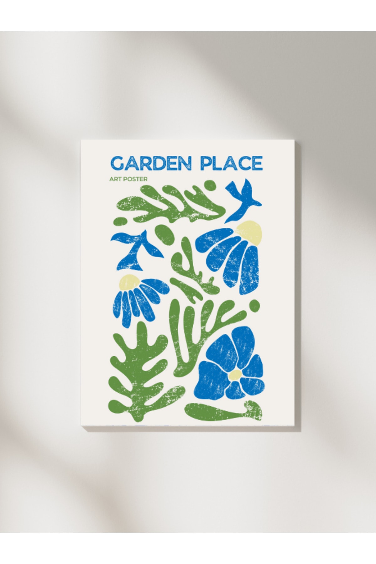 Pinterest Garden Place İlüstrasyon Tasarım Çerçevesiz Tablo (Poster)