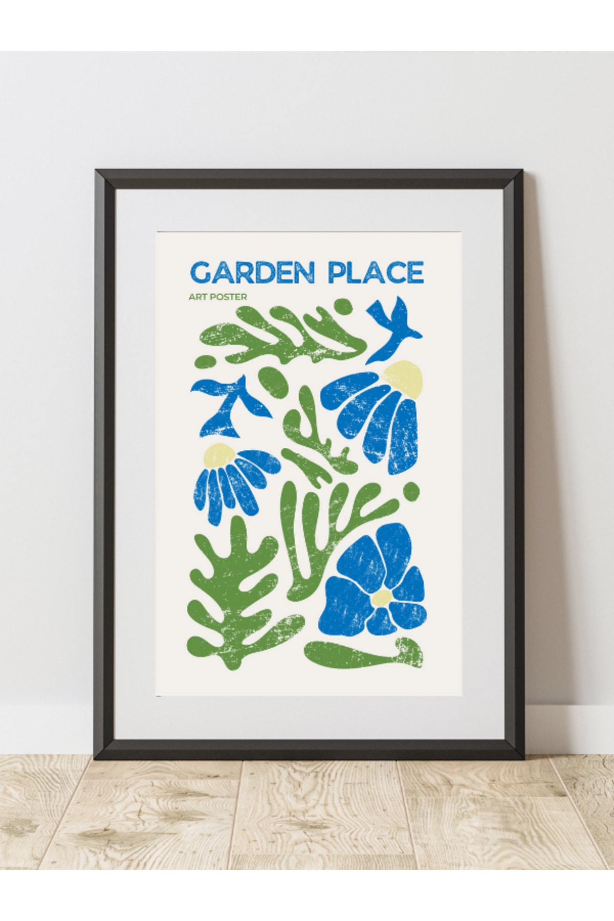 Pinterest Garden Place İlüstrasyon Tasarım Çerçevesiz Tablo (Poster)