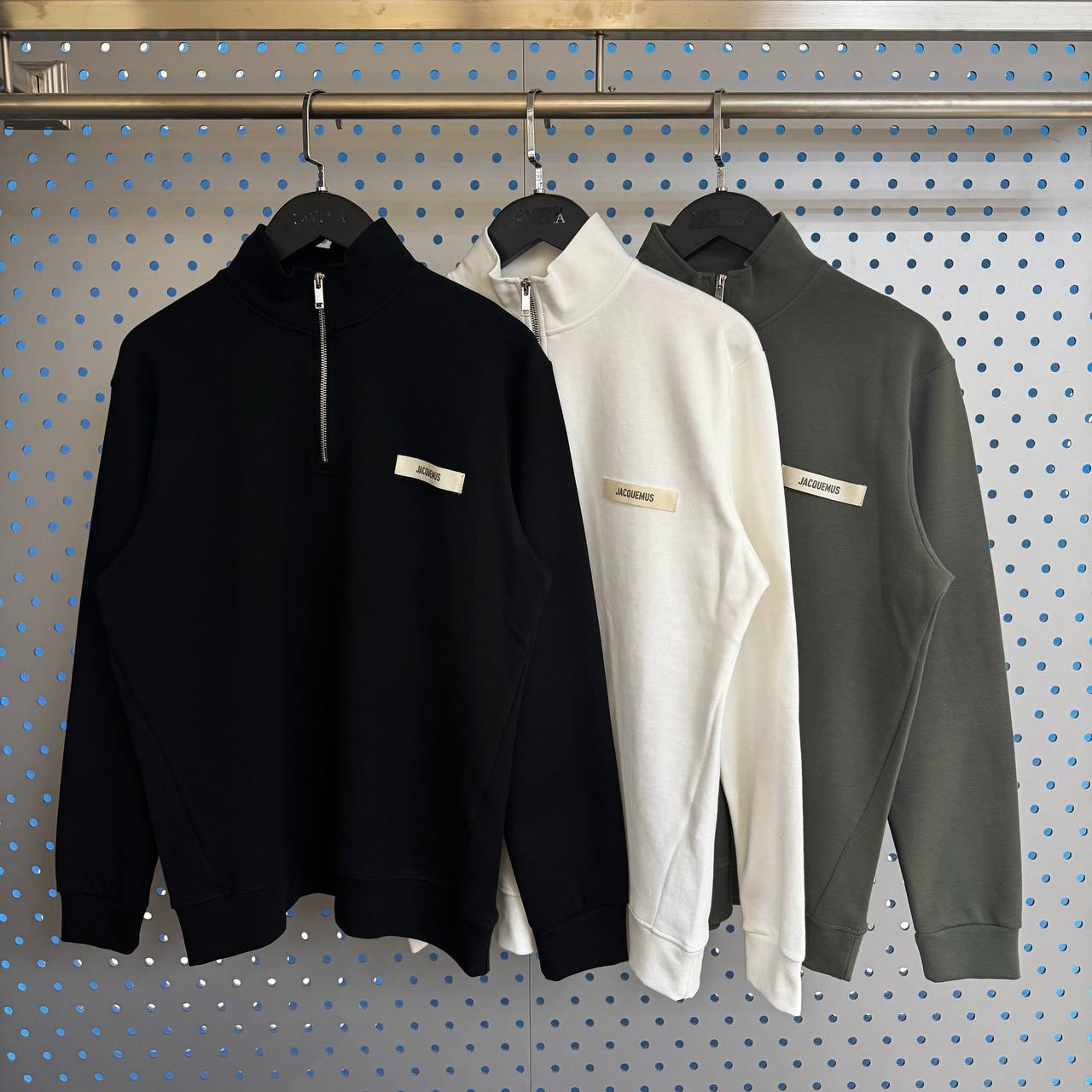 Erkek - Kadın Unisex Fermuarlı Nakış Tasarım Sweatshirt (Doubleface İnterlok Kumaş) 1005