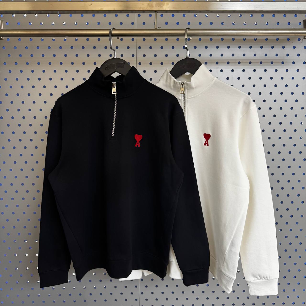 Erkek - Kadın Unisex Fermuarlı Nakış Tasarım Sweatshirt (Doubleface İnterlok Kumaş) 1002