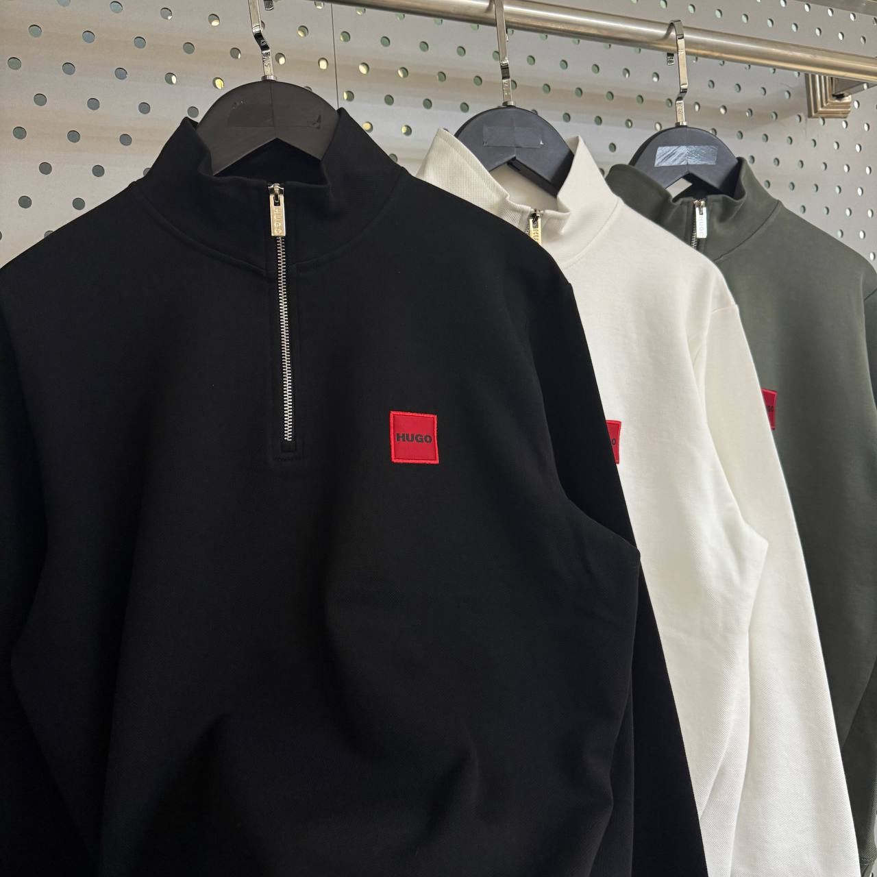 Erkek - Kadın Unisex Fermuarlı Arma Nakış Tasarım Sweatshirt (Doubleface İnterlok Pike Kumaş) 1006