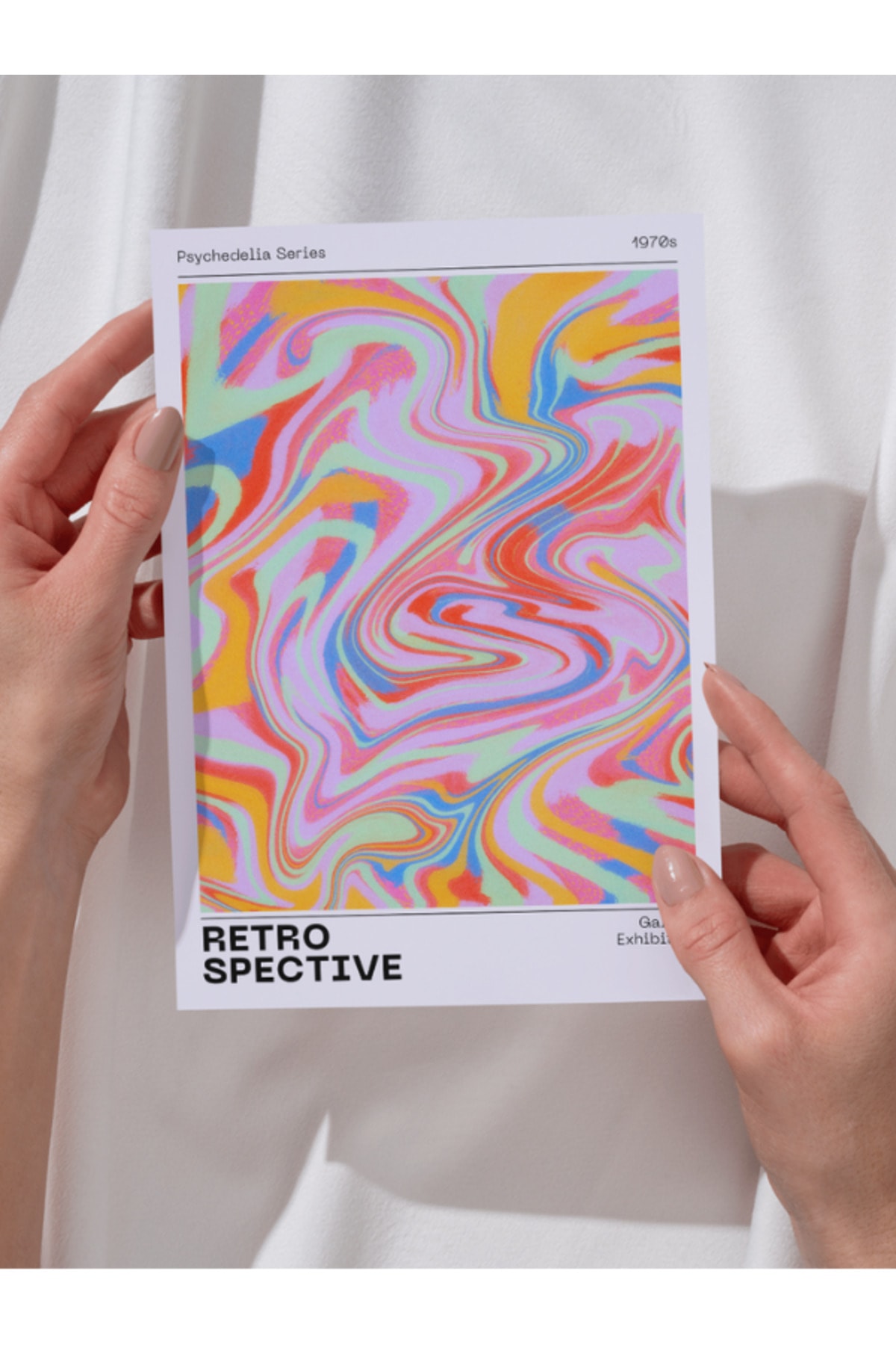 Retro Spective Pinterest Dekoratif Çerçevesiz Duvar Tablosu (POSTER)