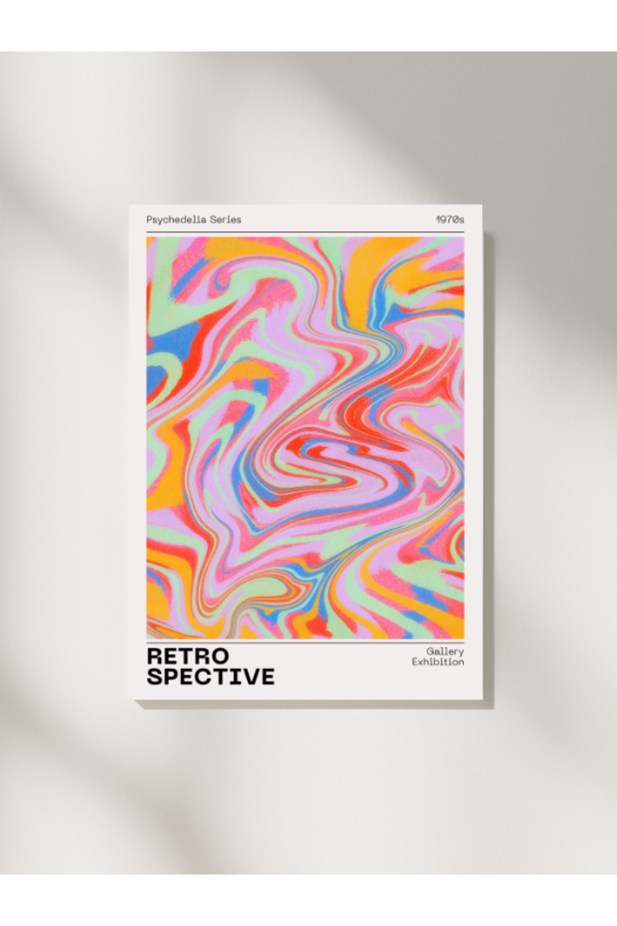 Retro Spective Pinterest Dekoratif Çerçevesiz Duvar Tablosu (POSTER)