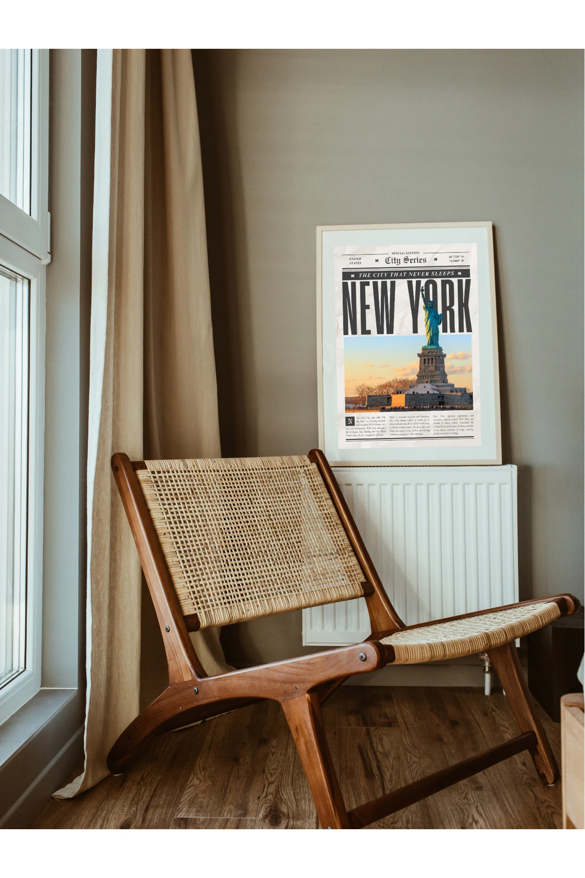 New York Gazete Pinterest Dekoratif Çerçevesiz Duvar Tablo Tasarım (POSTER)