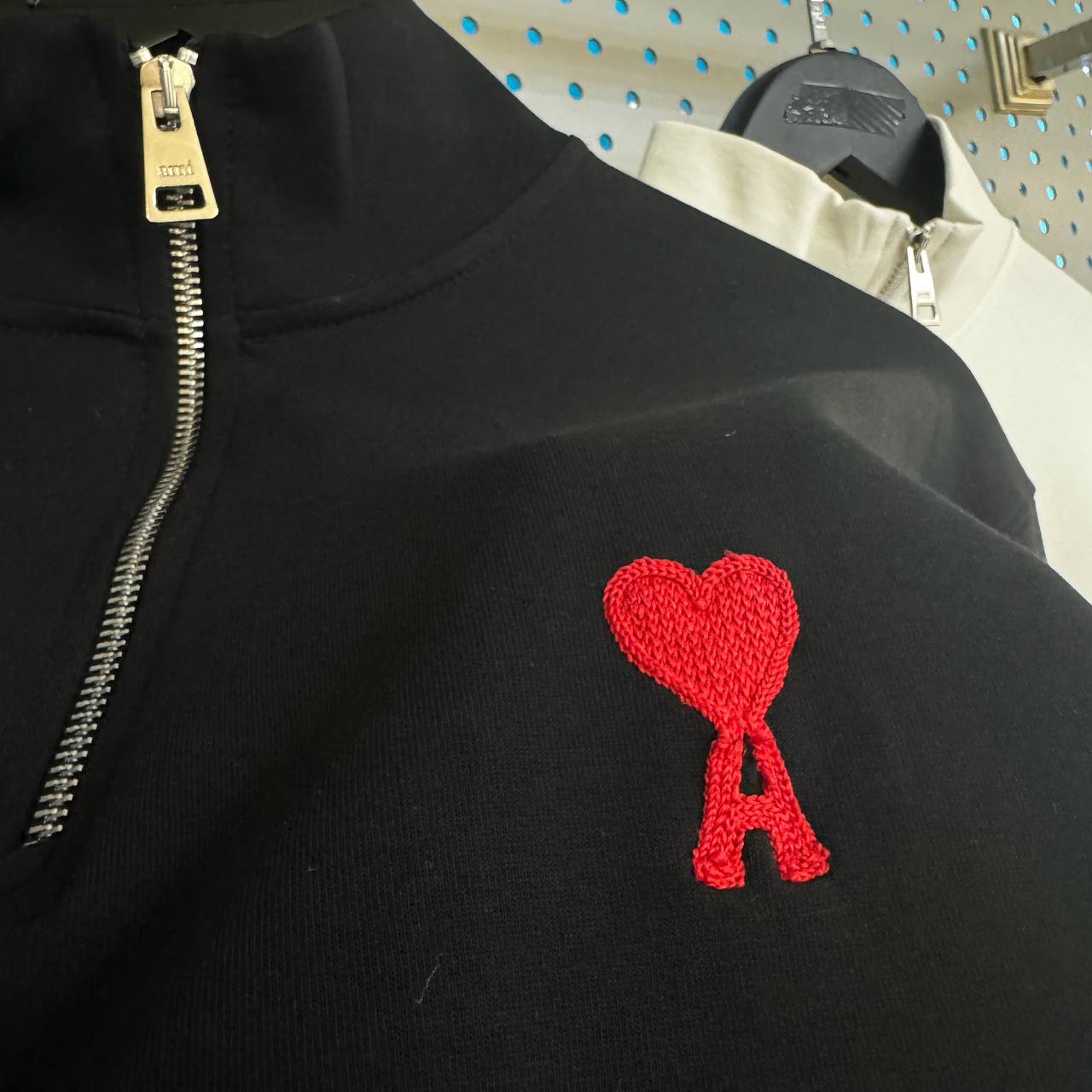 Erkek - Kadın Unisex Fermuarlı Nakış Tasarım Sweatshirt (Doubleface İnterlok Kumaş) 1002