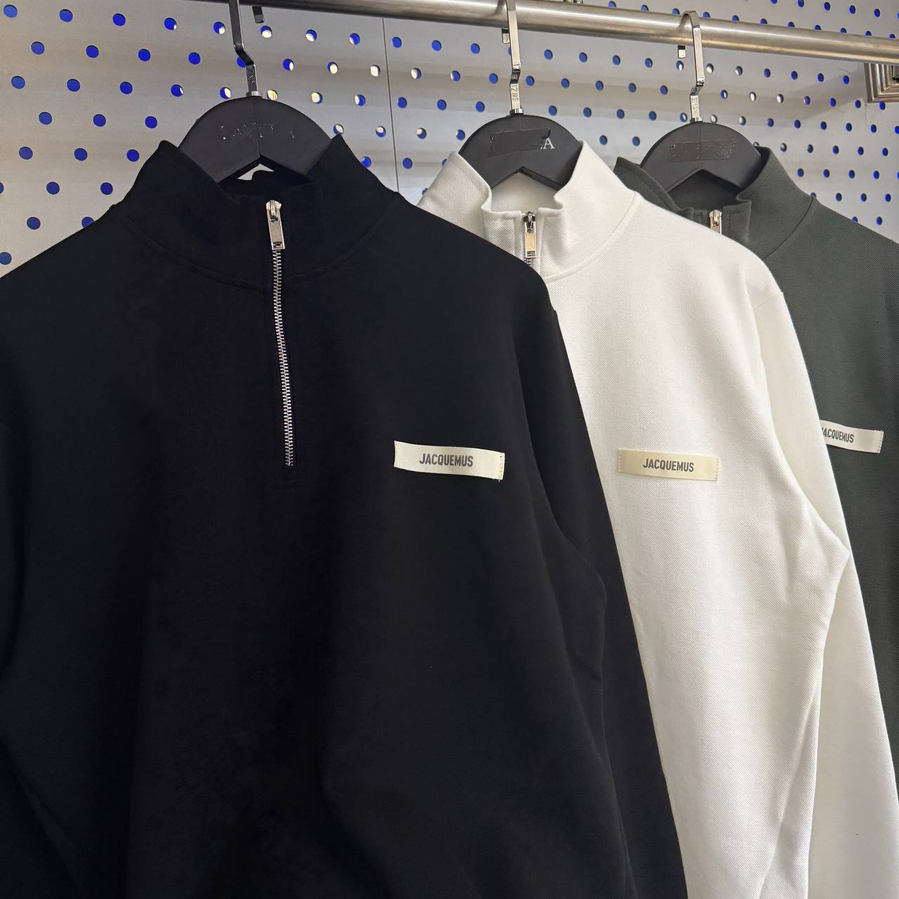 Erkek - Kadın Unisex Fermuarlı Nakış Tasarım Sweatshirt (Doubleface İnterlok Kumaş) 1005