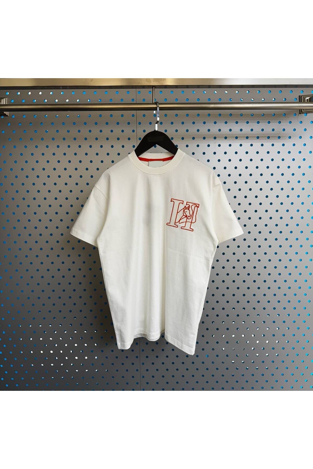 Kadın - Erkek Unisex Özel At Nakış Tasarım T-shırt
