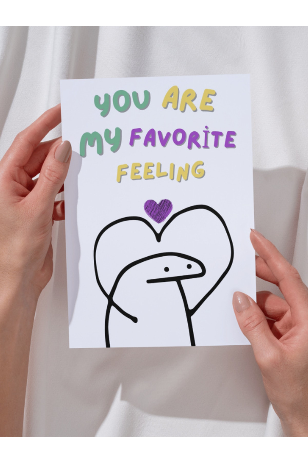 Dekoratif Çerçevesiz Duvar Tablosu , Feeling Posteri , Pinterest Ev Dekoru
