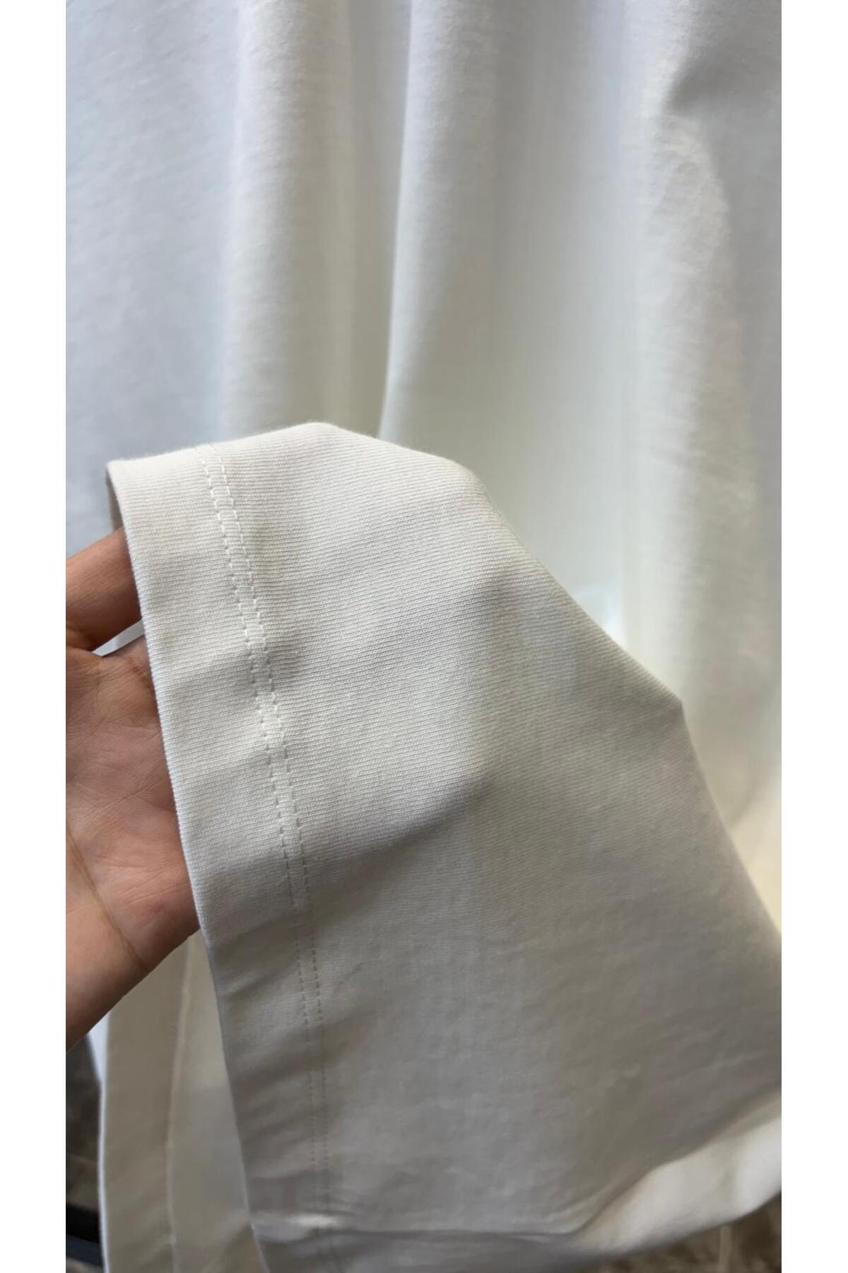 Kadın Erkek Unisex Özel Nakış Tasarım T-shirt