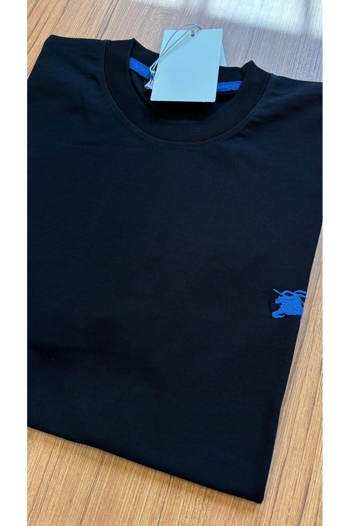 Kadın - Erkek Unisex Özel "BR" Nakış Tasarım T-shirt