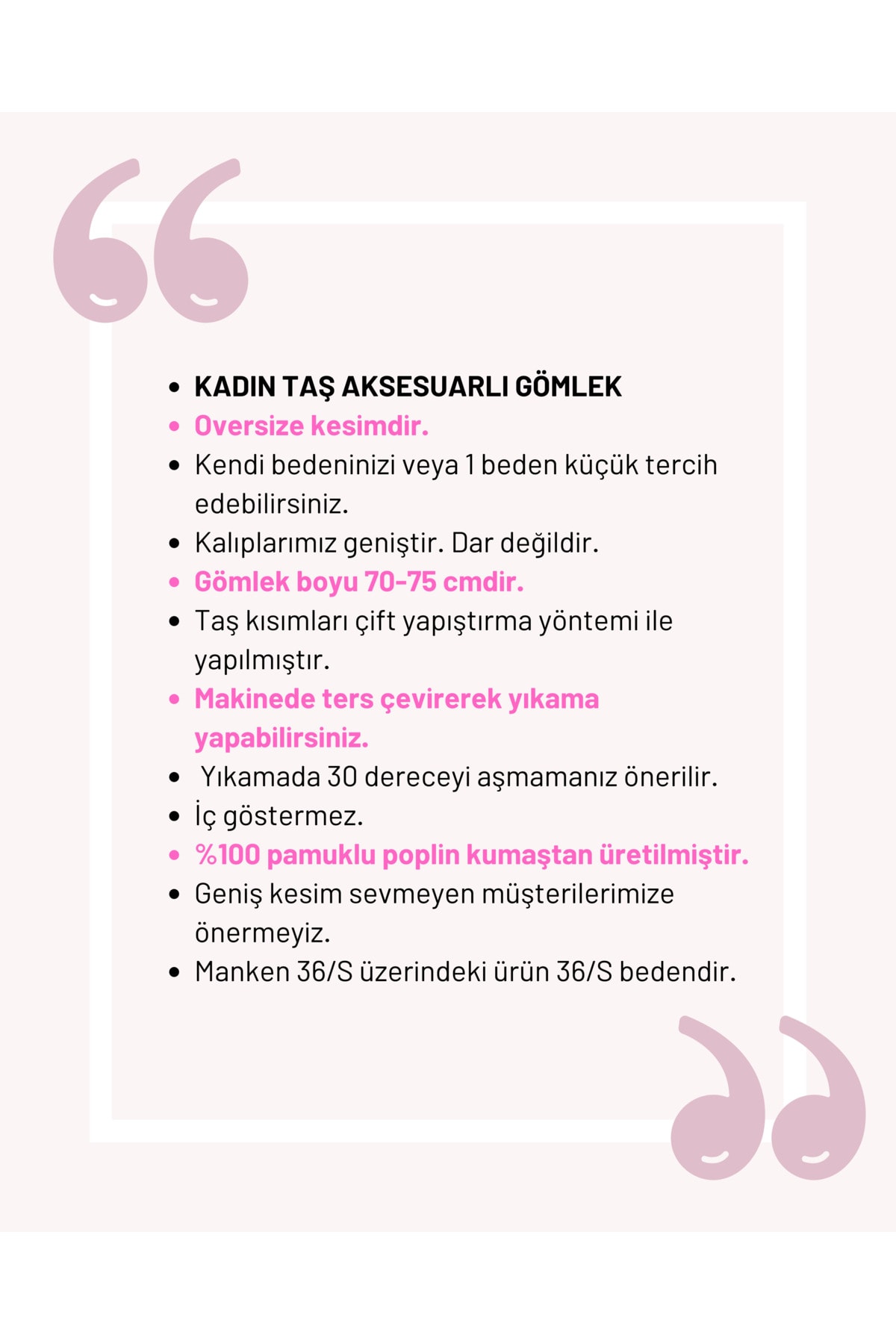 Kadın Beyaz Oversize Gömlek Poplin Taş Aksesuarlı