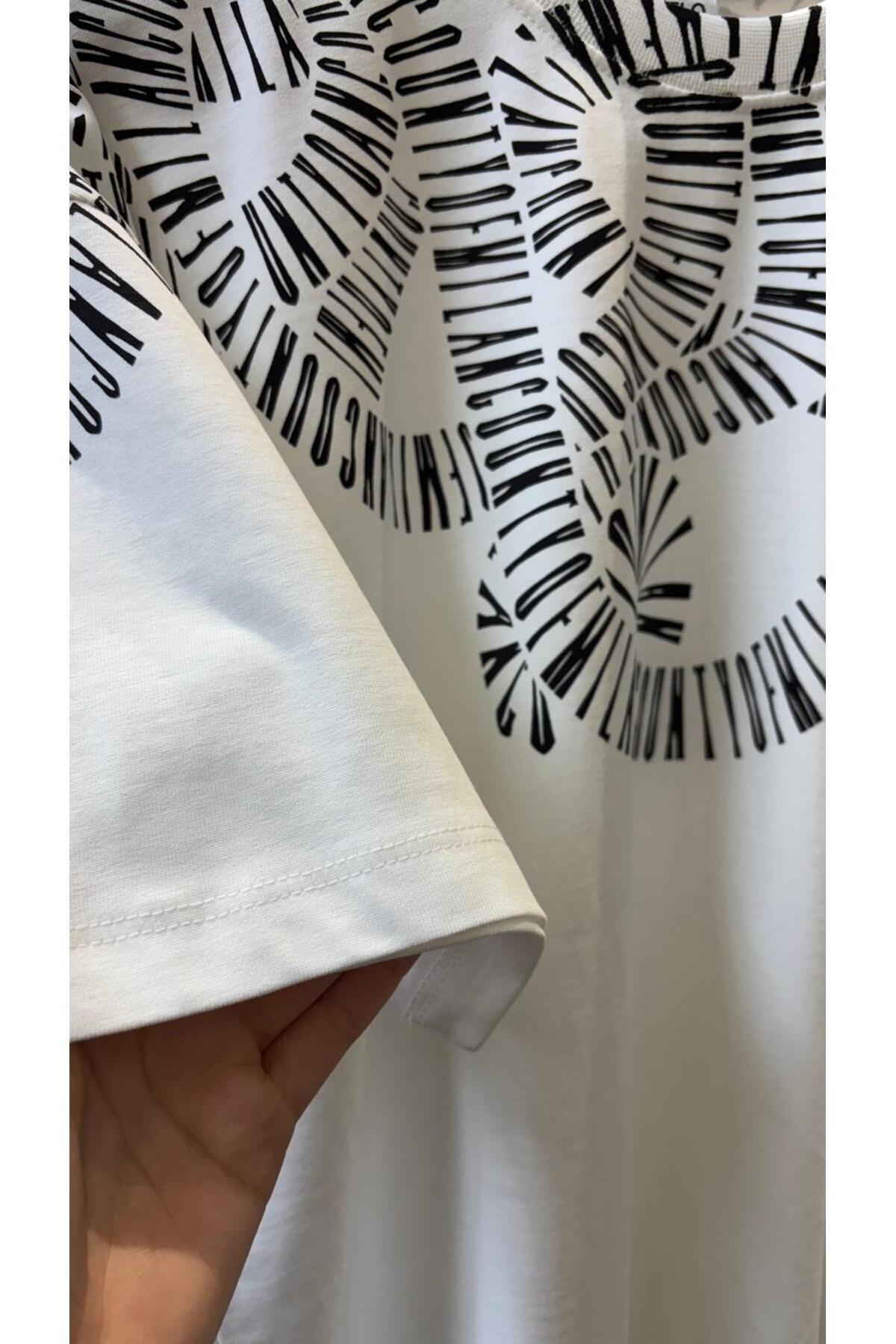 Erkek - Kadın Unisex Özel Ön-Arka Baskı Tasarım T-shirt