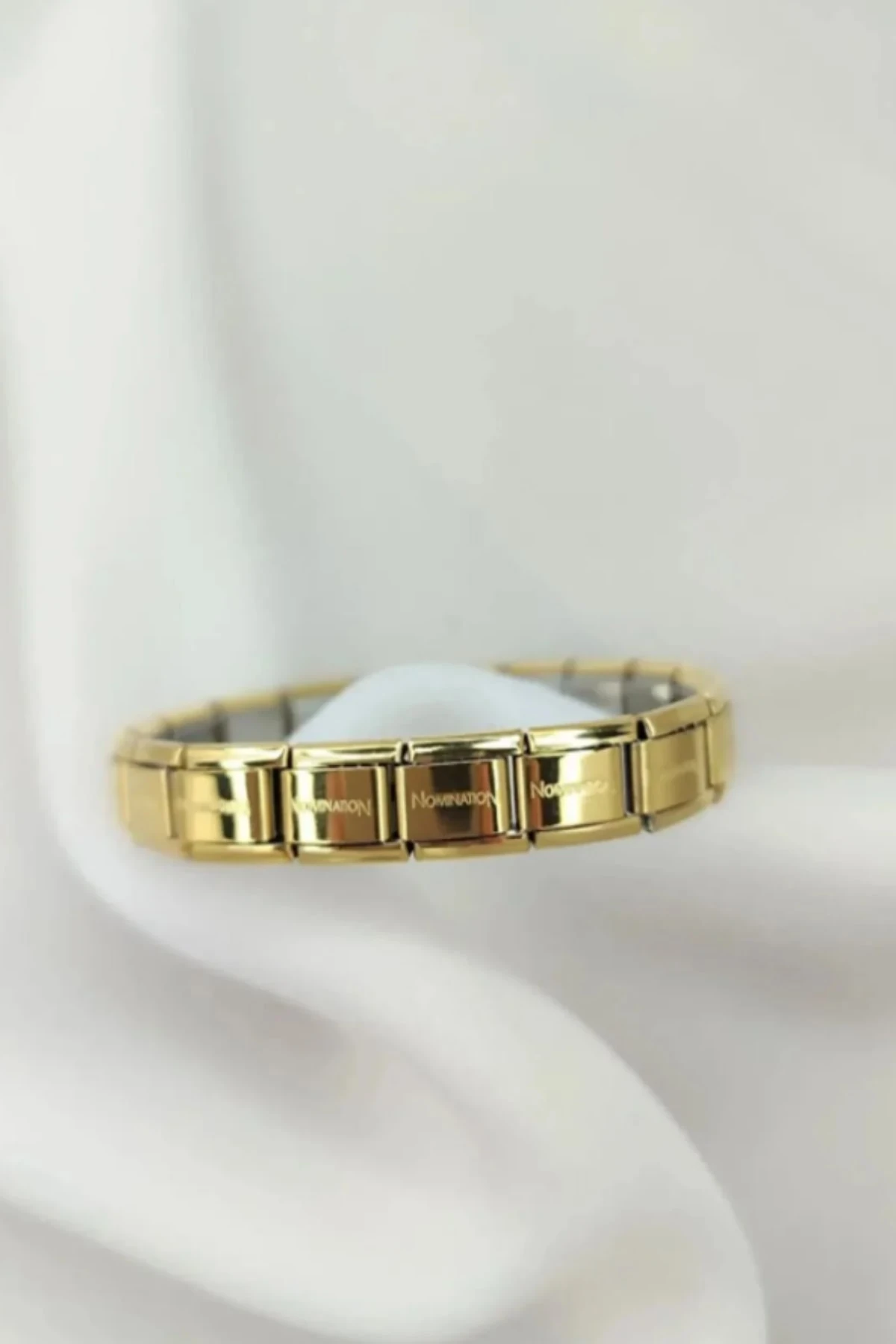 ÇELİK İTALYAN CHARM UNİSEX GOLD BİLEKLİK CHRM-BLK-GLD