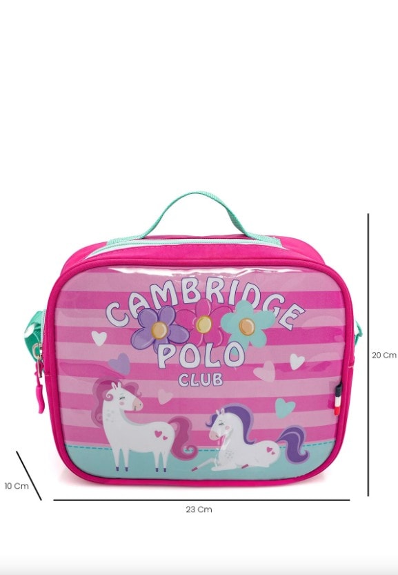 CAMBRİDGE POLO CLUB MİNİMAL UNİCOR TEMALI 3'LÜ KIZ ÇOCUK İLKOKUL ÇANTA SETİ PLCAN2130