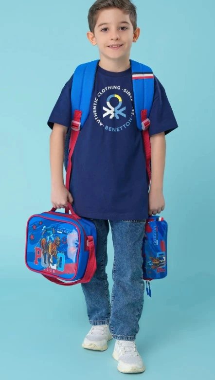 CAMBRİDGE POLO CLUB RİDERS TEMALI 3'LÜ ERKEK İLKOKUL ÇANTA SETİ PLCAN2118