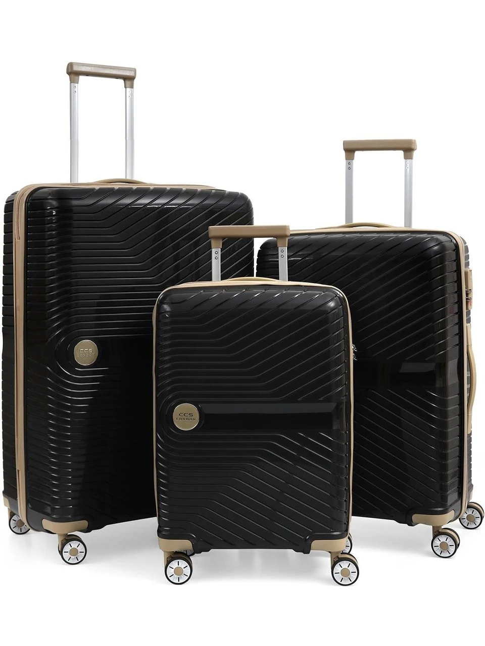 ÇÇS 5239 Polipropilen 3 lü Valiz Seti