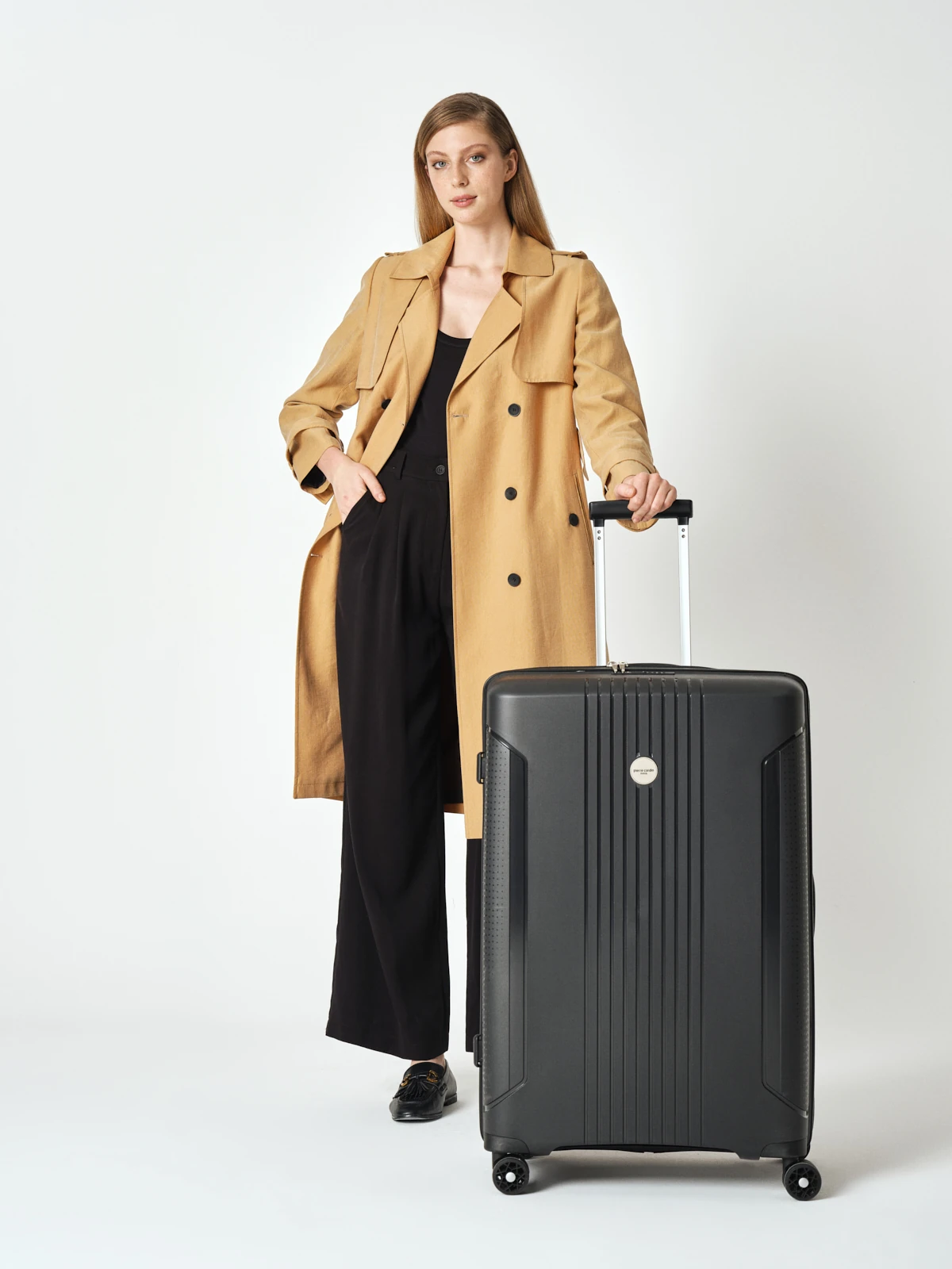 04PC7060 Polipropilen 3 lü Valiz Seti SİYAH