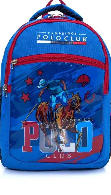 CAMBRİDGE POLO CLUB RİDERS TEMALI 3'LÜ ERKEK İLKOKUL ÇANTA SETİ PLCAN2118