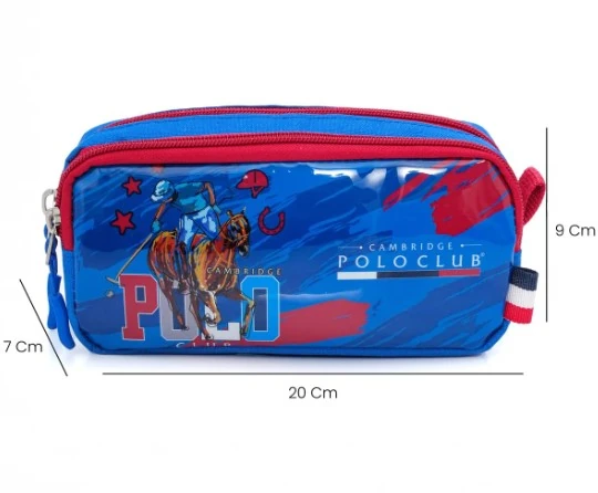 CAMBRİDGE POLO CLUB RİDERS TEMALI 3'LÜ ERKEK İLKOKUL ÇANTA SETİ PLCAN2118