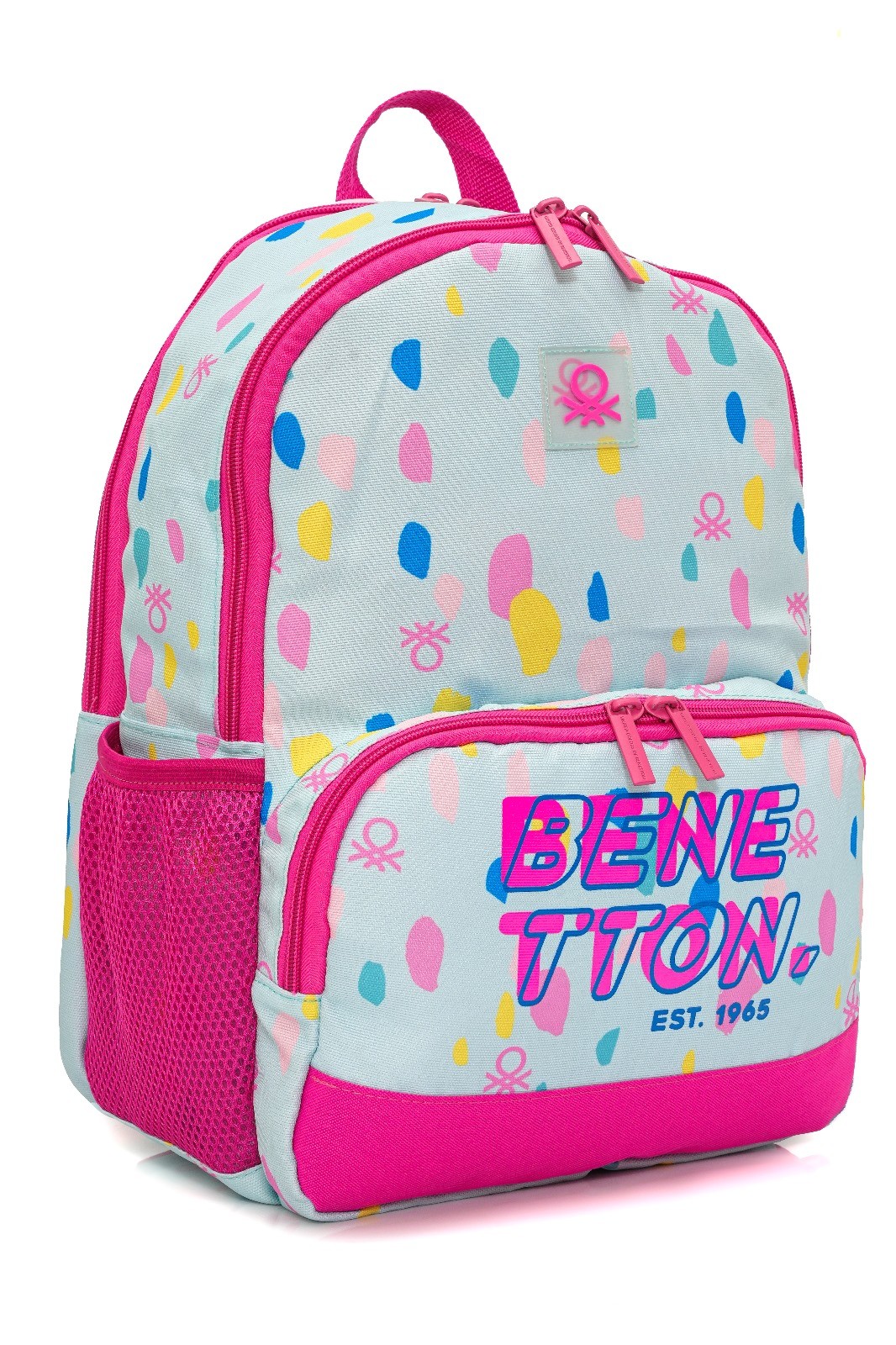 UNITED COLORS OF BENETTON BRUSH EFFECT  KIZ ÇOCUK OKUL ÇANTA SETİ BNT_13203