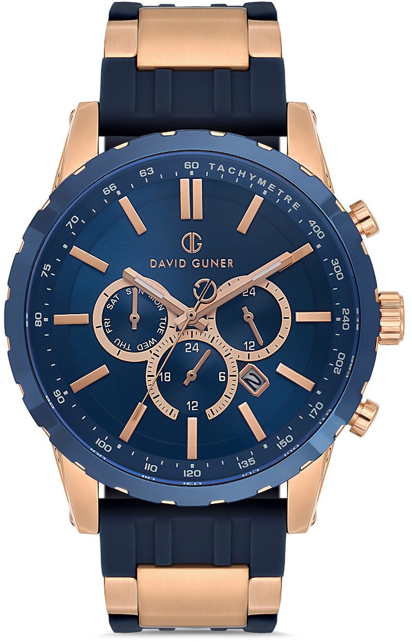 DAVİD GÜNER ERKEK KOL SAATİ DG-8822GD-T3