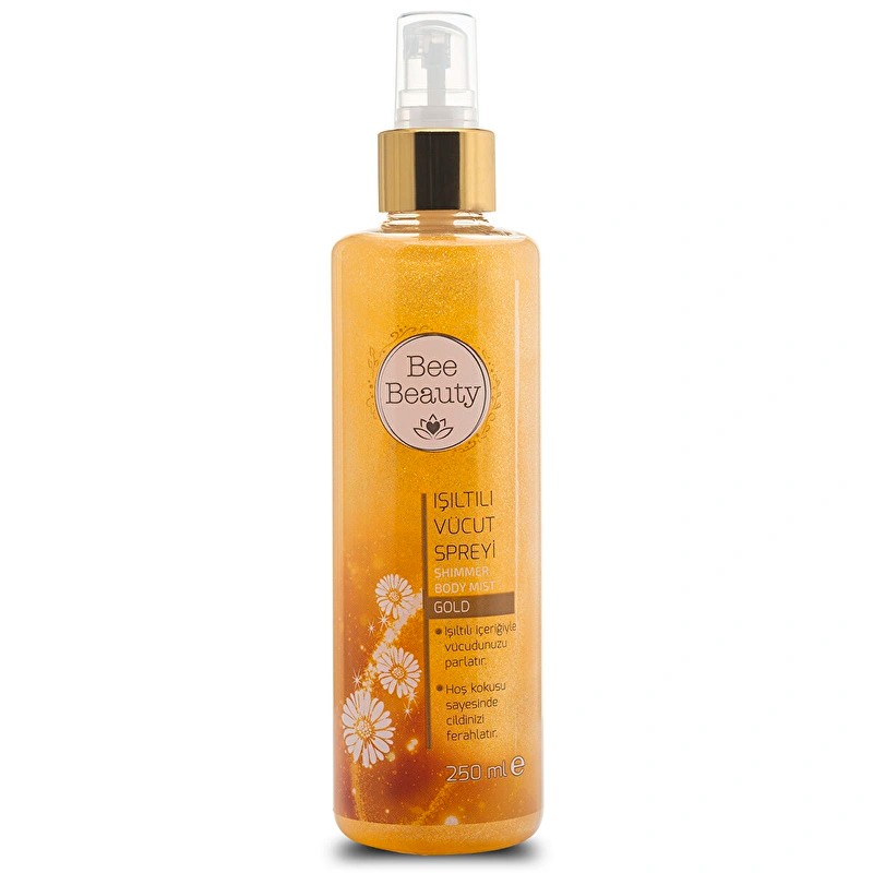 Bee Beauty Gold Işıltılı Vücut Spreyi 250 ml