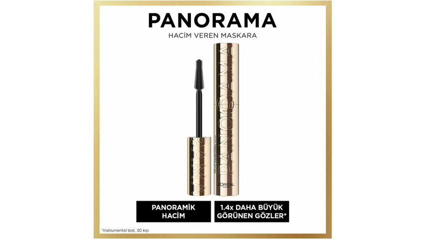 Loreal Paris Panorama Hacim Veren Maskara 9.9 ml - Siyah