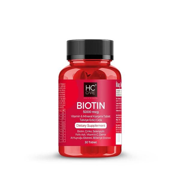 HC Care Saç Vitamini Biotin 30 Tablet