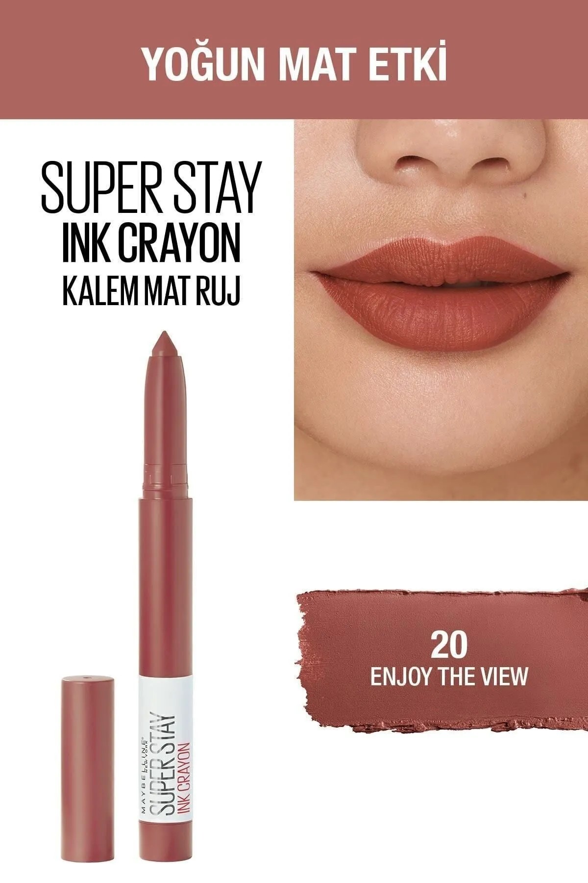 Maybelline New York Kalem Ruj - Sw Superstay Ink Crayon 20N