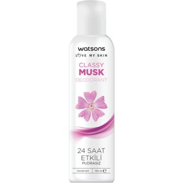 Watsons Classy Musk Deodorant Sprey Pudrasız 150 ml