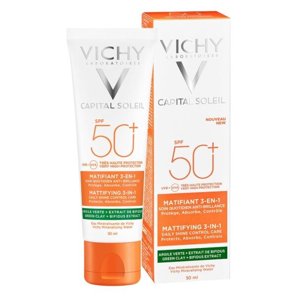 Vichy Capital Soleil SPF 50 Matlaştırıcı Yüz Güneş Kremi 50 ML