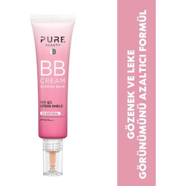 Pure Beauty BB Krem Spf50 Pa+++ Natural 30 ml