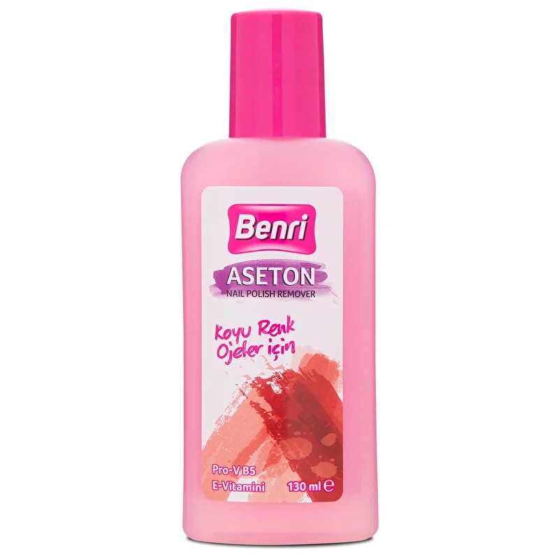 Benri Aseton Koyu Renk Ojeler İçin 130 ml