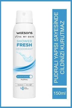 Watsons Shower Fresh Deodorant Sprey Pudralı 150 ml