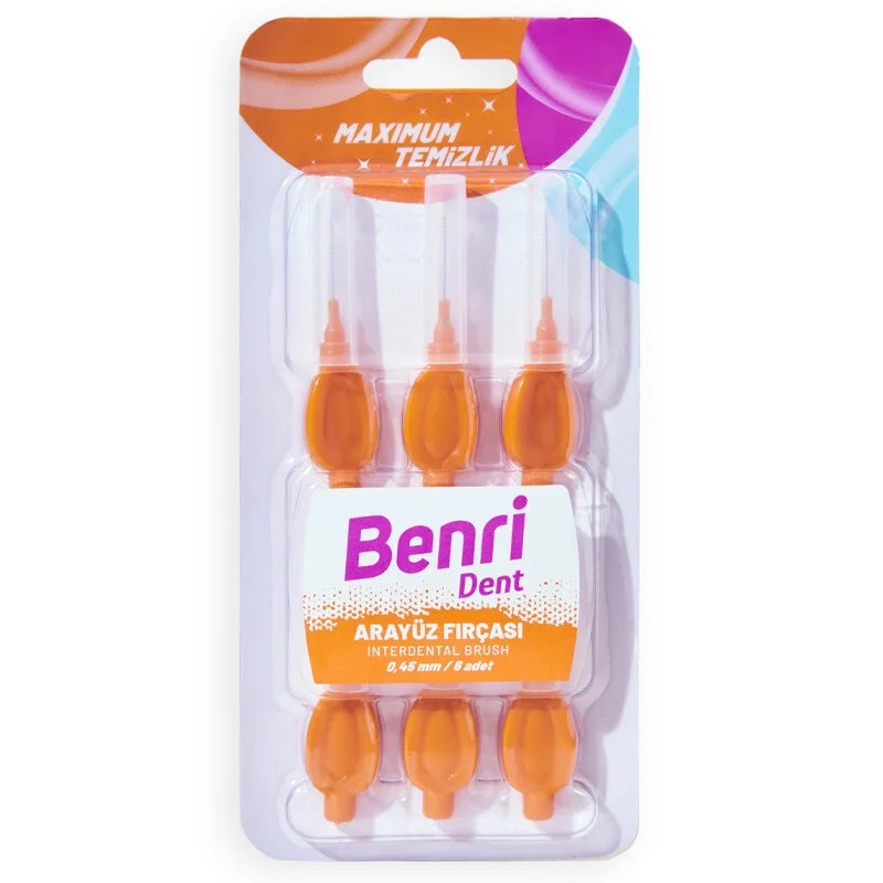 Benri Dent Arayüz Fırçası 0,45 mm 6 Adet