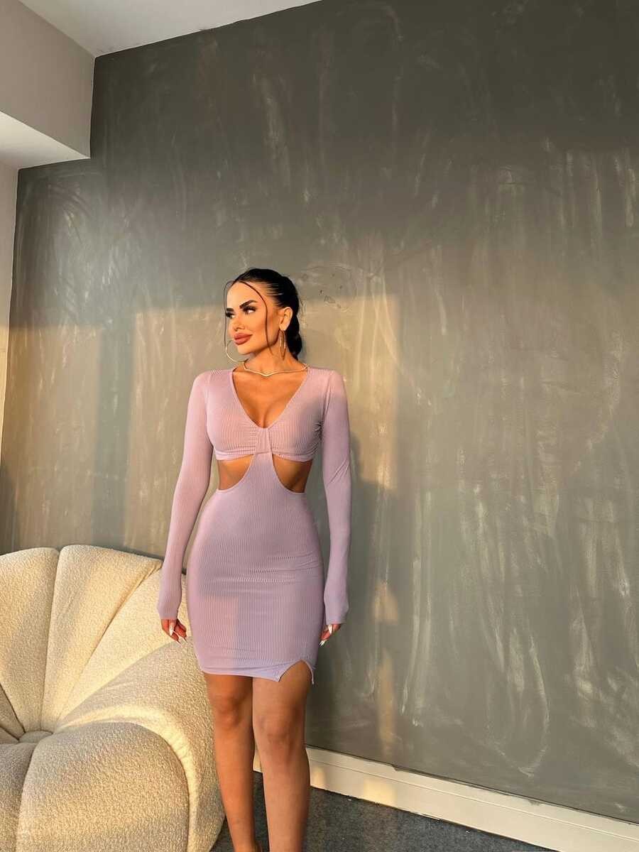 LİLA KAŞKORSE ELBİSE