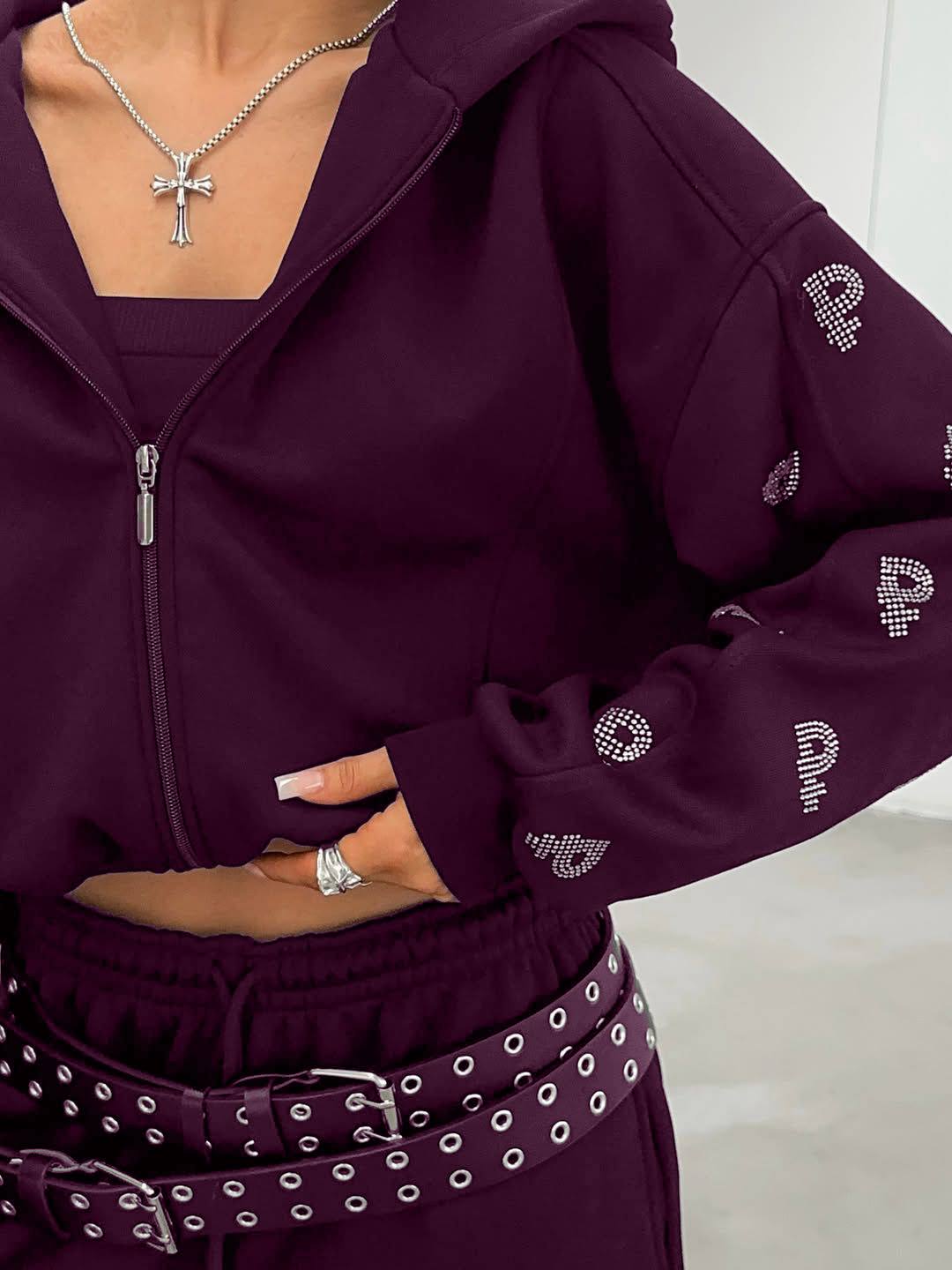 TAŞ BASKILI EŞOFMAN - MÜRDÜM