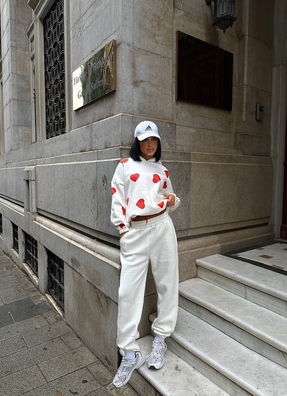 KALP BASKILI İKİLİ TAKIM