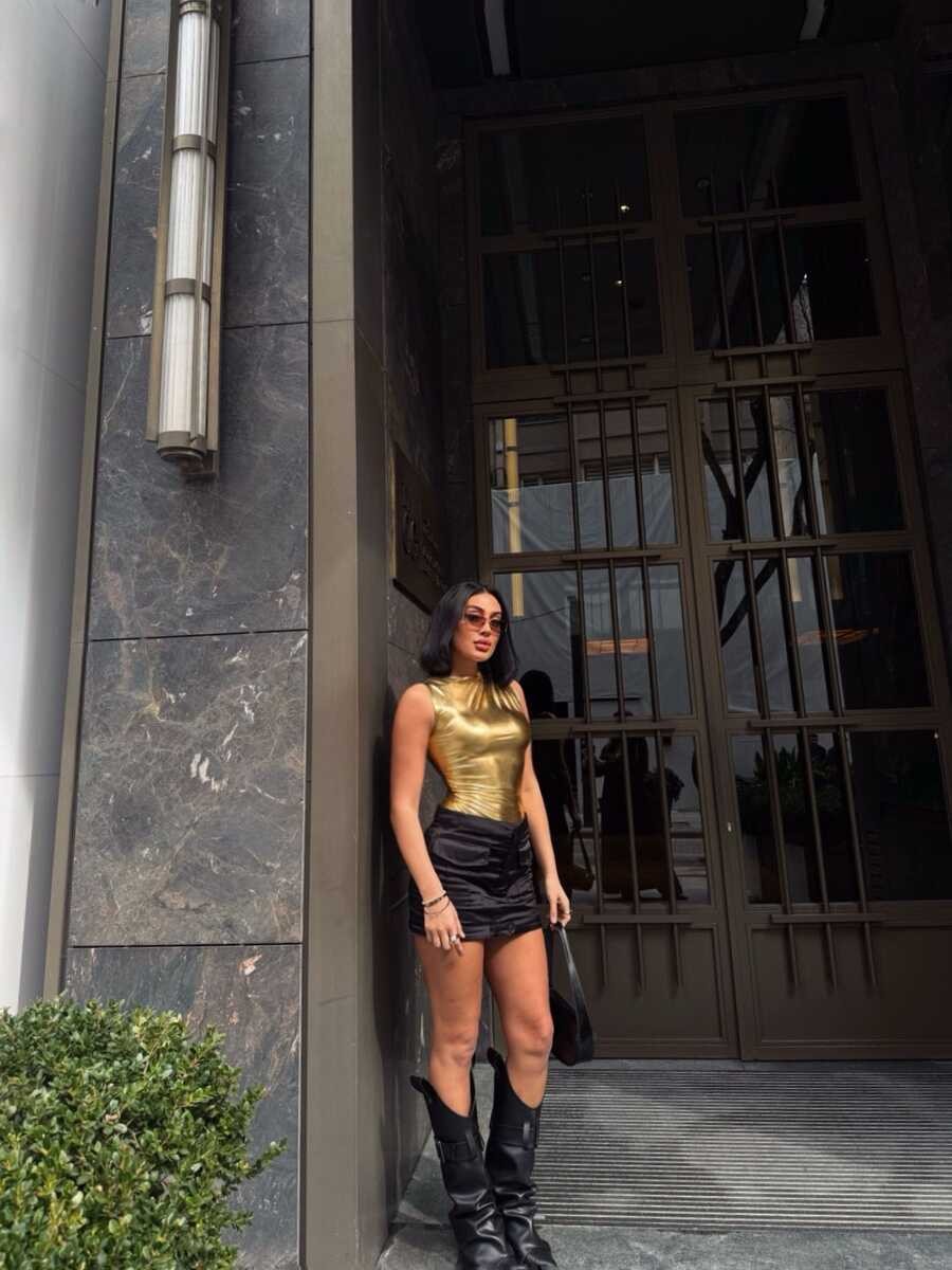 LAME BUSTİYER GOLD